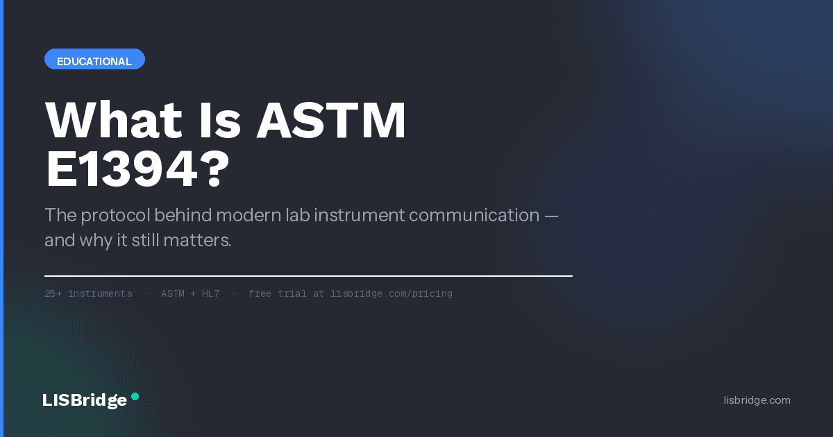 What Is ASTM E1394? A Complete Guide for Lab Administrators
